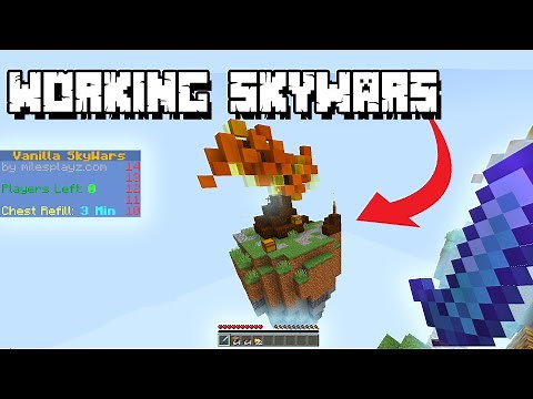 Fully Working Vanilla Sky Wars Map w/ Download