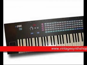 Sequential Circuits Prophet 2000 Demo