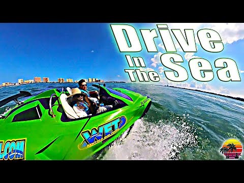 Driving an EXOTIC JETCAR in Florida's Intracoastal Waterway