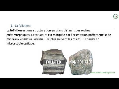 Cours - Troisième - SVT : Le métamorphisme et la formation des roches métamorphiques / Exemples