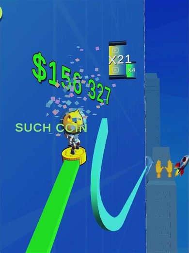 $16M+ 2 The Moon Level 55 🚀 MAX SPEED CHAOS & Frame Perfect Survival 💀🔥 #Shorts #gaming #funny