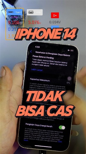Ramadan Unbrick on Instagram: "Ganti Baterai Percuma ❌ iPhone 14 Error Cas & Restart Terus, Biangnya IC ⚠️ #hellophone #servisiphone #iphone14 #iphone14repair #iphone14problem #iphoneerror #iphonegagalcas #batteryhealthhilang #boardlevelrepair #icrepair #microsoldering #teknisihp #belajariservis #edukasiservis #fyp #fypindonesia"