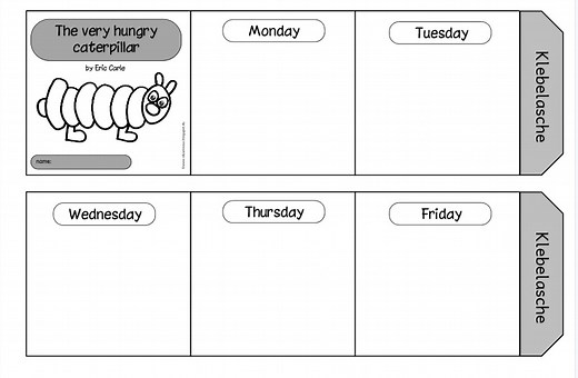 The very hungry caterpillar - Material zum englischen Buch - wiki.wisseninklusiv