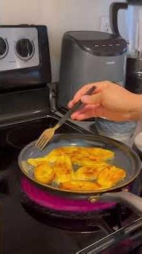 How to fry plantain.