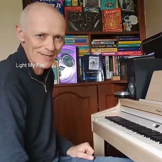 how to play Light My Fire on keys #thedoors