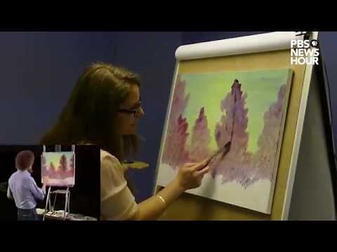 Here's what happened when I tried to paint like Bob Ross