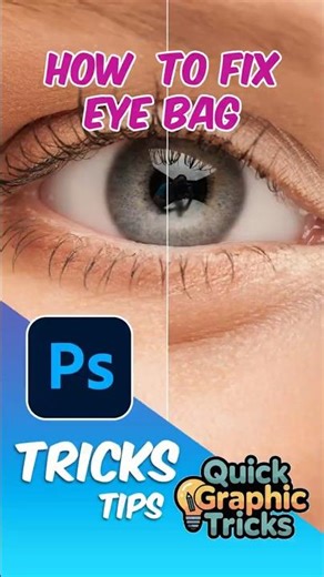 Remove Eye Bags in Photoshop – Quick & Natural Retouch! #tutorials