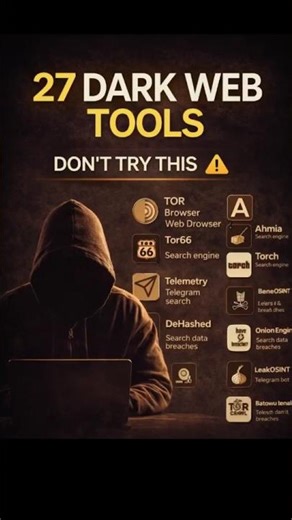 27 Dark Web Tools You Should NEVER Search 😳 #darkweb #hacker