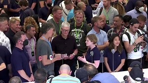 3.2K views · 126 reactions | Apple boss Tim Cook said that the iPhone maker sees 'incredible breakthrough potential for generative AI, which is why we're currently investing significantly in this area' https://reut.rs/3SPnvMI | Reuters | Facebook