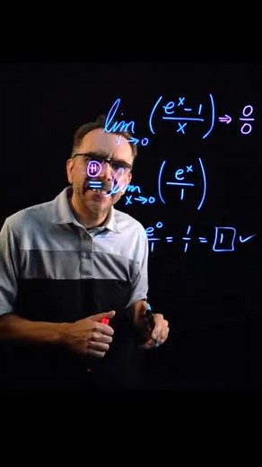 Find the Limit Using L'Hopitals Rule | Calculus #Shorts