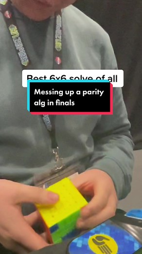 Messing Up a Parity Algorithm in 6x6 Finals