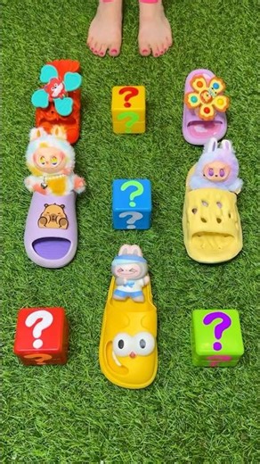 Labubu Plush dance sandals 🧸🪩 prize slippers 🎁😱 #slippers #trendingshorts #viralvideo