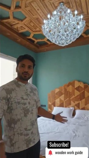 wood ceiling design ideas #woodceiling #shortvideo