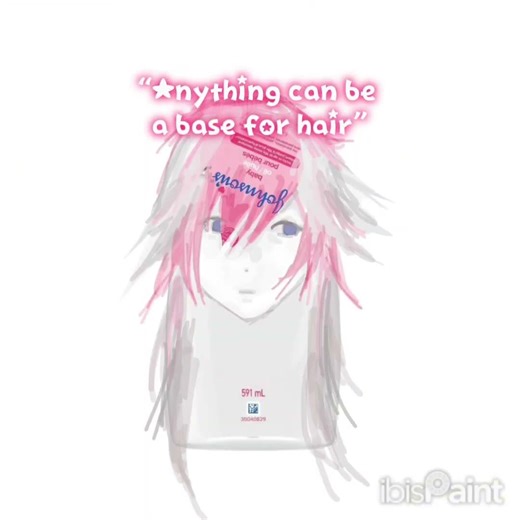 anything can be a base for hair #art #artwork #drawing #trend #fypシ #ibispaintx #viral