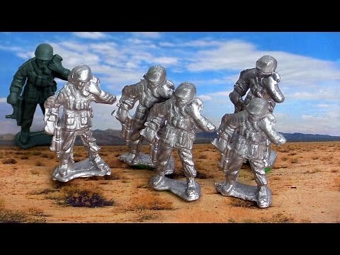 How To make an Army Of Metal Soldiers (Mold Making)