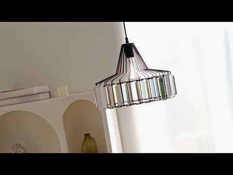 Crystal Drum Pendant Lamp – Sophisticated Design, Modern Elegance