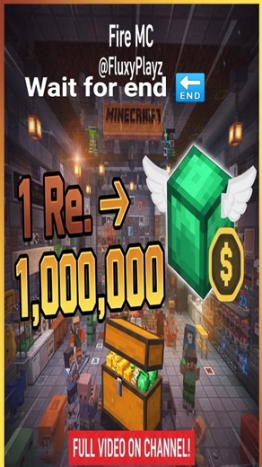 ​1 Rupee to 1 Lakh Challenge in Fire MC! 🔥 #shorts