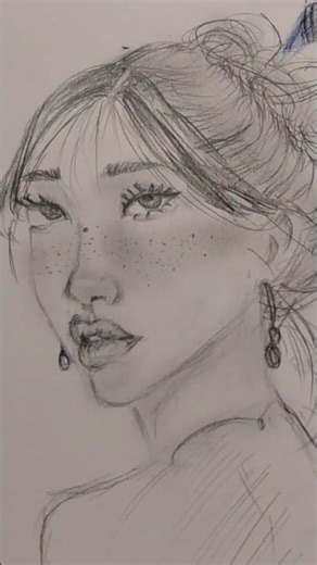 quick sketch 💕 #shorts #art #girlsketch #drawing