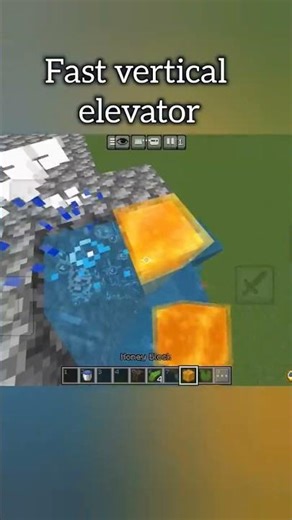 minecraft vertical fast elevator #minecraft #shorts #gaming