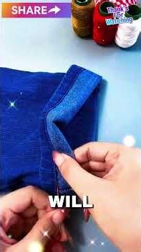 Don't Pay a Tailor! Hem Your Pants Yourself 😱. #fashiontips #sewingtips #stylesolutions #styletips