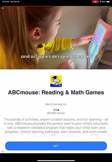 ABCmouse.com: Reading & Math Games Ads | #shorts