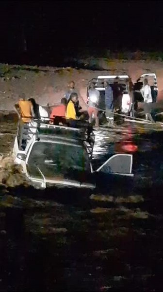 Exploring the River Flow in Omaruru, Namibia