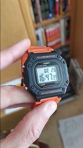 Casio W-218H Watch Review #casio #watch #review #orangestrap #digitalwatch #budgetwatch #awesome