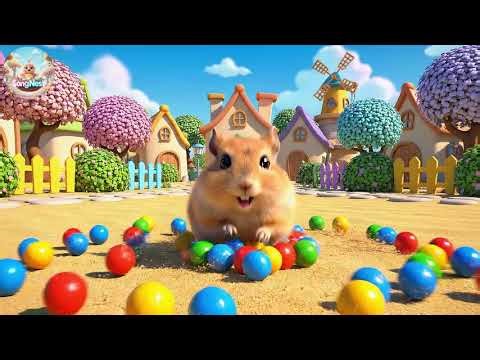 The Little Gerbil Goes Squeak Squeak Squeak | Cute Pet Rhyme for Kids