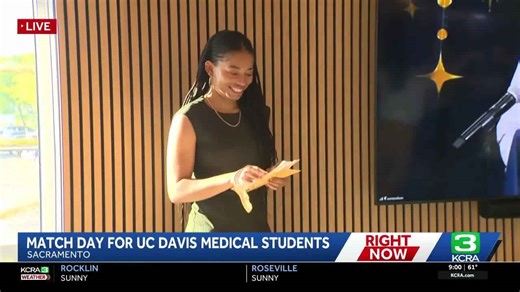 LIVE: UC Davis Medical Students Learn Residency Placements on Match Day