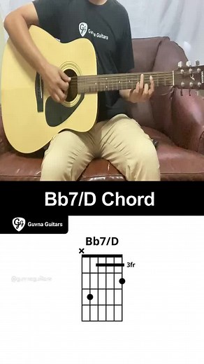 How to Play the Bb7/D Chord on Guitar - Easy Step-by-Step Guide