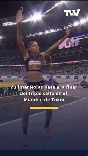 #Deportes Yulimar Rojas volvió a la escena internacional con gran energía, clasificando sin dificultades a la final del triple salto en el Mundial de Atletismo de Tokio. Después de dos años alejada de su especialidad por una dura lesión en el tendón de Aquiles, la campeona de 29 años alcanzó 14,49 metros en su primer intento, superando de inmediato la marca exigida de 14,35. Su regreso estuvo acompañado de gestos de celebración, sonrisas y un alivio evidente por volver a competir en la élite. La