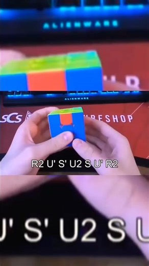 Satisfying way to solve pll #shorts