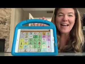 A Nonspeaking Autistic 8 Year Old Boy Introduces Himself with His AAC Device
