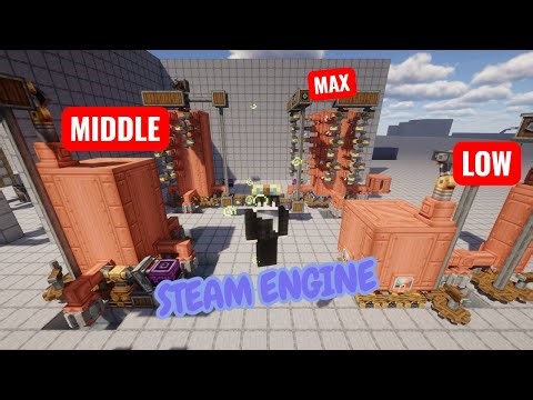 STEAM ENGINE EXPLANATION IN MINECRAFT CREATE MOD #4