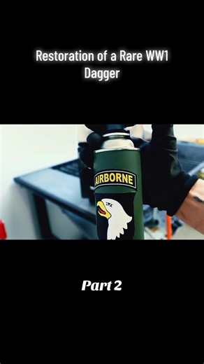 Part 2🔥 Restoration of a Rare WW1 Dagger #restoration #restore #asmr #satisfying #repair