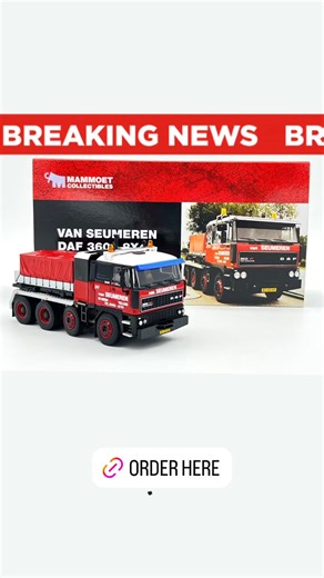 -DAF 3600 8×4 ballast box Van Seumeren WSI Truck Models , link in comments | Modeltruckland - modellismfangreece