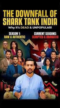 How Shark Tank India Turned Into a Scripted Drama | Business Show or TRP Game #shorts #facts