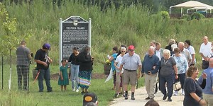 Ponca Historical Society holds an unveiling ceremony to honor the location of the First Village of the Ponca Tribe