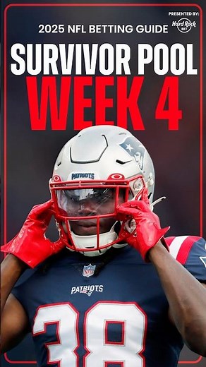 NFL Survivor Pool Week 4 Picks & Predictions! #shorts