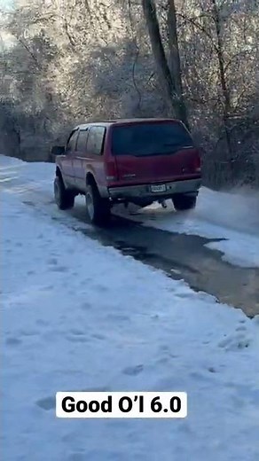 6.0 diesel Excursion blessed performance “Performance-tune” in the snow
