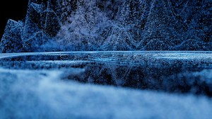 Wave particles, fantasy background, 3d rendering.