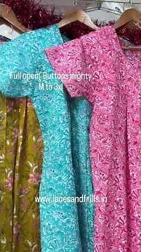 Front Full Open Nighty Collection | Laces and Frills