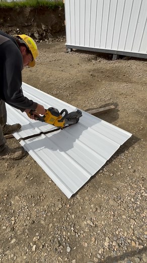 5.1K views · 1.1K reactions | Up & over this breezeway roof tie in! #CinchCarpentry #QualityOverQuantity #PostFrame #Metal #Cladding #Install #Breezeway #Exterior #Alberta | Cinch Carpentry | Facebook