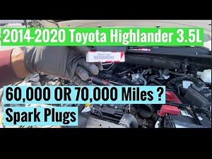 2016-2020 Toyota Highlander V6 2GR-FRS 3.5L Spark Plug Replacement