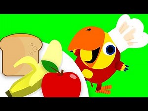 English Words With Larry Cartoon For Kids | Food Stories For Kids | Speaking & Learning From ABC Fun