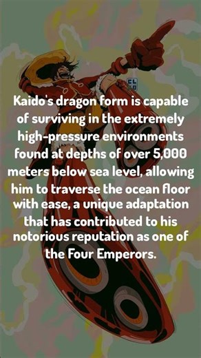 Kaido's dragon form is capable of surviving in the e... #TheDailyD #OnePiece #AnimeShorts