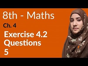 8th Class Math, Financial Arithmetic Ex 4.2 Q 5 - 8th Class Maths Lectures