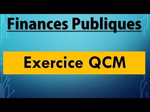 Finances Publiques S4 (EXERCICE QCM)