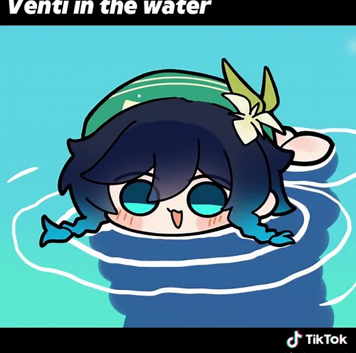 Venti in the Water | Genshin Impact Edit