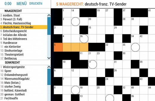 Kreuzworträtsel Online - kostenlos im Browser spielen 🕹️